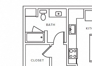 B5 floor plan B5 floor plan at Windsor Parkview, GA, 30341